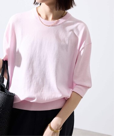 《シリーズあり》コットンキュプラハーフスリーブプルオーバー