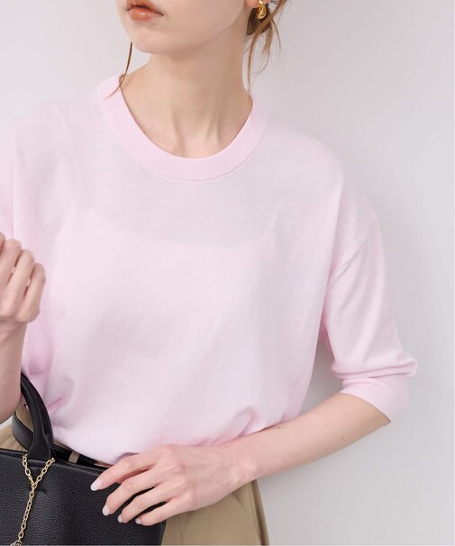 《シリーズあり》コットンキュプラハーフスリーブプルオーバー