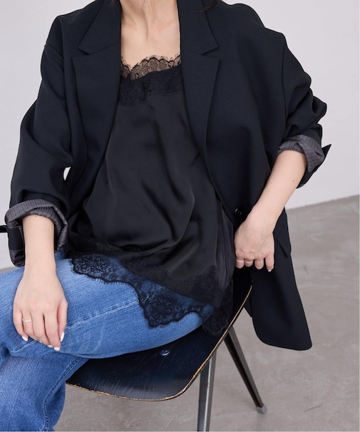 《追加》サテンレースキャミソール