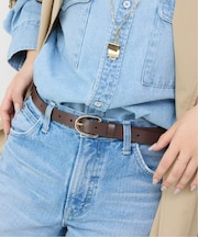 《追加8》SLOBE ラウンドバックルレザーベルト