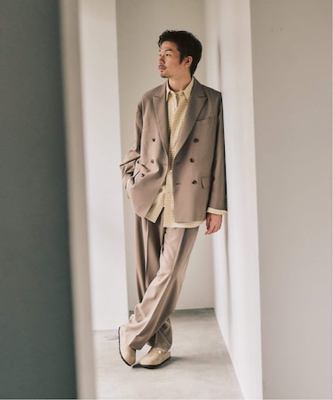 TRダブルワイドセットアップ ”ジャケット1点+パンツ1点” の2点セット