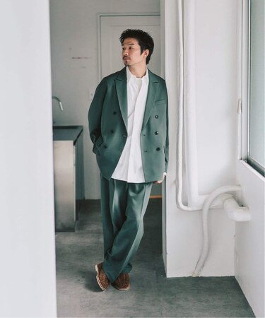 TRダブルワイドセットアップ ”ジャケット1点+パンツ1点” の2点セット