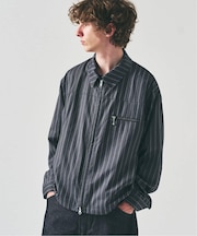 TRツイル ジップブルゾン