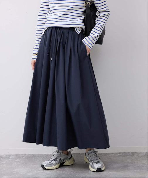 タフタタックギャザースカート