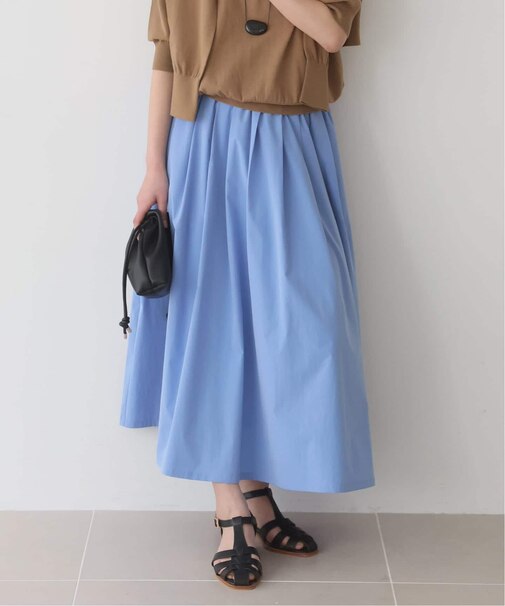 タフタタックギャザースカート