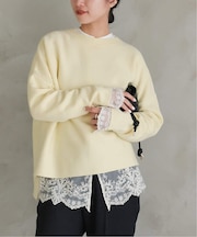 《セットアップ対応可/追加2》コットンダブルフェイスプルオーバー