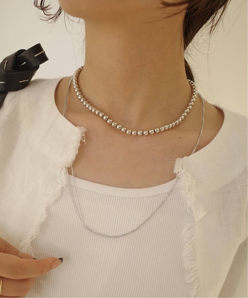 《追加》Native SilverStreams ネックレス 3連 60cm NSA1003600