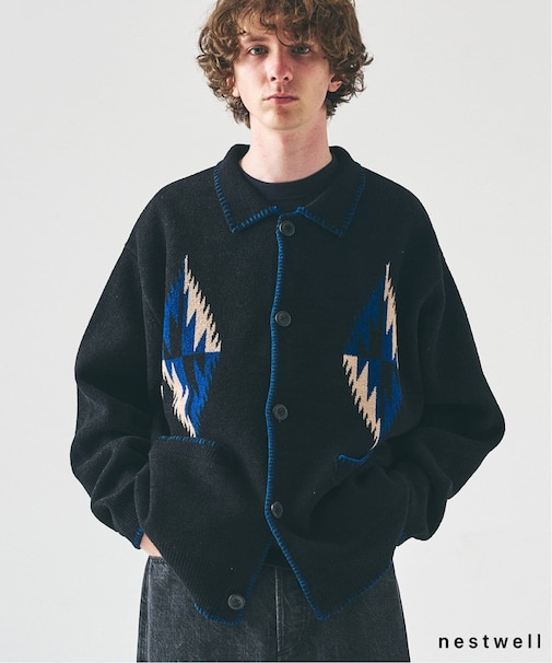 NESTWELL / ネストウェル 417別注 ブランケットカーディガン