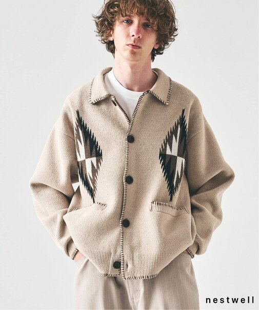 NESTWELL / ネストウェル 417別注 ブランケットカーディガン