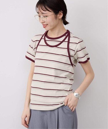 《2枚セット》ホルターネックボーダーTセット