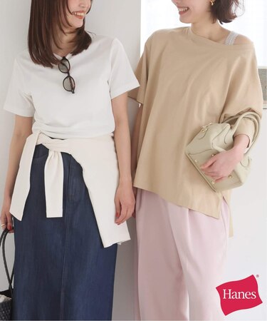 《2枚セット》HANES/ヘインズ SLOBE別注 2STYLES PACK TEE