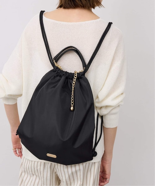 スローブイエナ×OUTDOOR PRODUCTSバック　チャーム付き OUTDOOR/アウトドア SLOBE別注 ナップサック｜フォーワンセブン