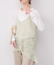 レースペプラムキャミソール