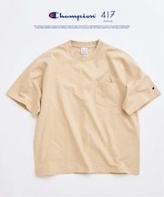 CHAMPION / チャンピオン 417別注 Bleach Wash Pocket Tシャツ