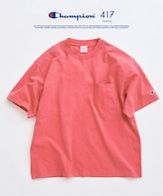 CHAMPION / チャンピオン 417別注 Bleach Wash Pocket Tシャツ