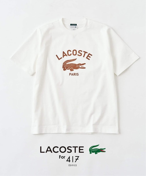 【LACOSTE / ラコステ】 417別注 Print Tシャツ