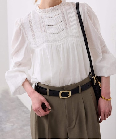 マニーレースブラウス