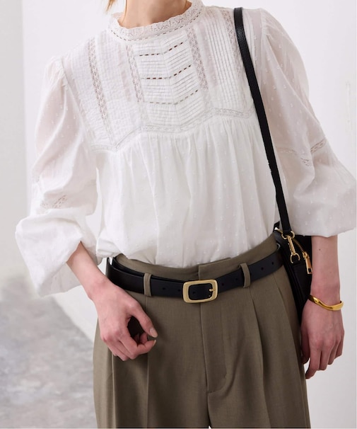 マニーレースブラウス