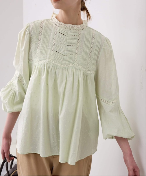 マニーレースブラウス