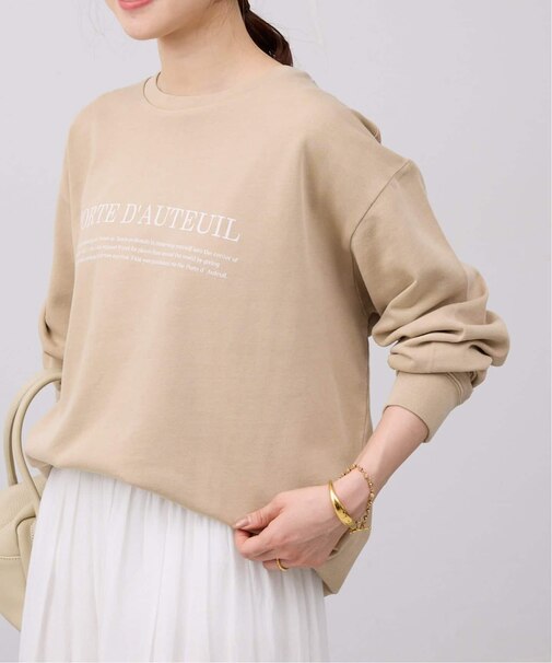 フラッフィーテリービンテージロゴ ロングスリーブ TEE