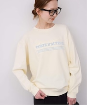 フラッフィーテリービンテージロゴ ロングスリーブ TEE