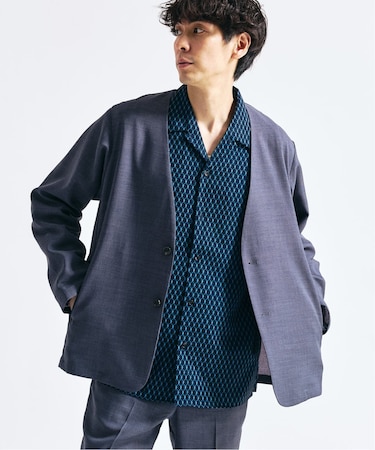 【EVALET / エバレット】メッシュ カーディガンジャケット ”セットアップ着用可能”