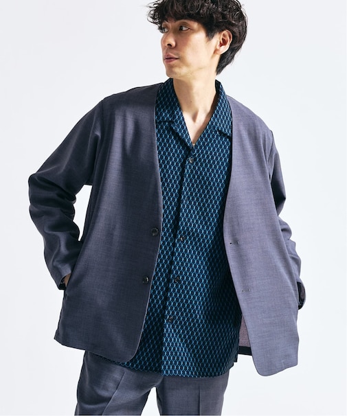 【EVALET / エバレット】メッシュ カーディガンジャケット ”セットアップ着用可能”