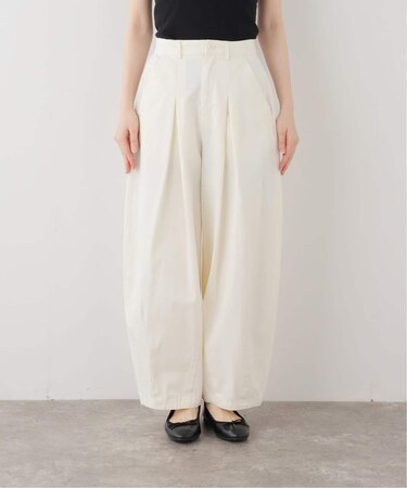 《追加》パウダリーチノタックカーブトラウザー