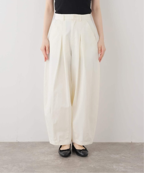 《追加》パウダリーチノタックカーブトラウザー