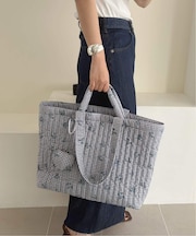 Margaux Dereume × SLOBE キルティングトートバッグ