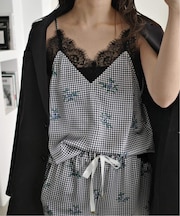 Margaux Dereume × SLOBE lingerie キャミブラウス