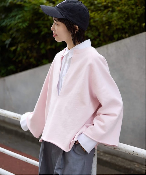 《追加》裏毛スキッパープルオーバー