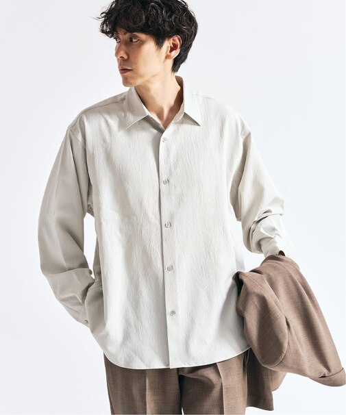 Pクレープ レギュラーシャツ