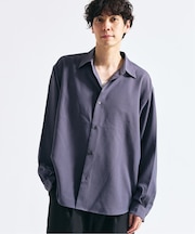 Pクレープ レギュラーシャツ