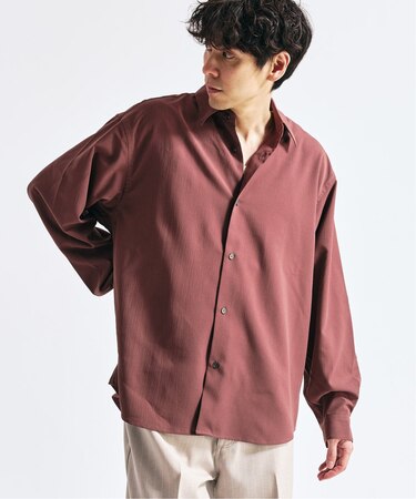 Pクレープ レギュラーシャツ