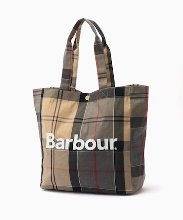 Barbour / バブアー telfield tartan tote bag