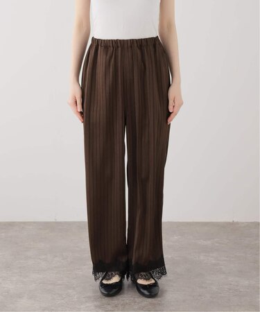 ARCHIVE STANCE/アーカイブスタンス サテンストライプレースパンツ AS-050005