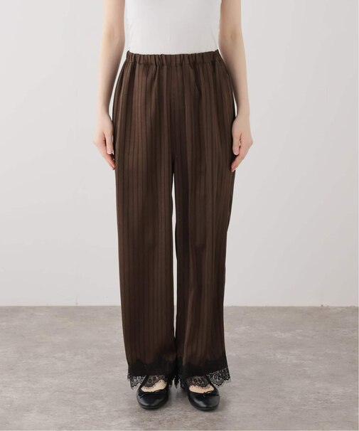 ARCHIVE STANCE/アーカイブスタンス サテンストライプレースパンツ AS-050005