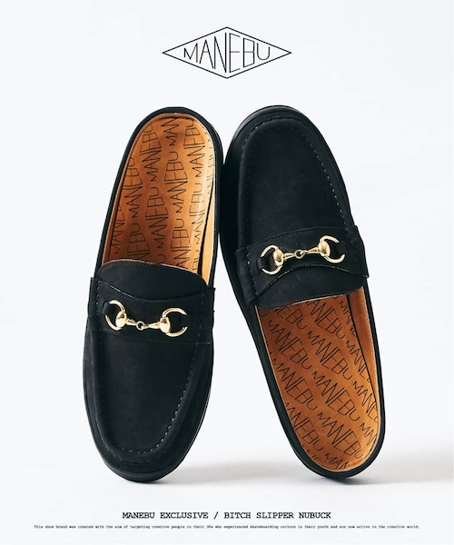 MANEBU / マネブ 417別注 BITCH SLIPPER NUBUCK｜フォーワンセブン