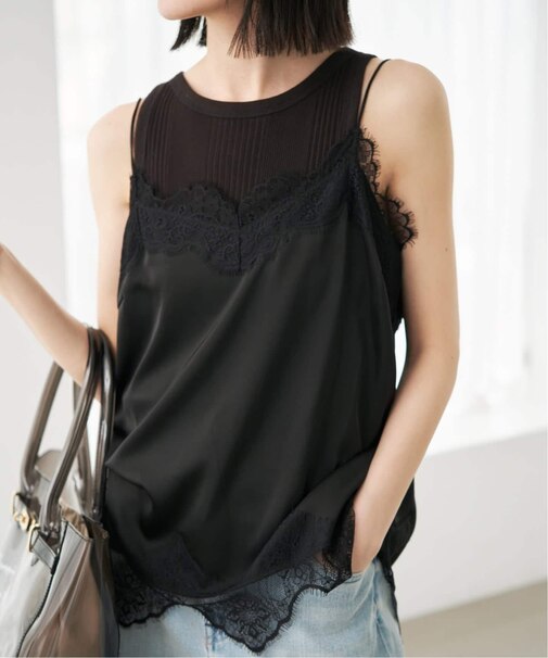 《追加3》サテンレースキャミソール