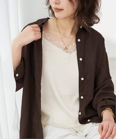 《追加3》サテンレースキャミソール