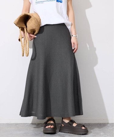 《セットアップ対応可》セミフレアニットスカート