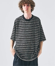 メランジ ボーダーTシャツ