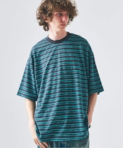 メランジ ボーダーTシャツ