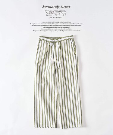 ノルマンディーリネン パンツ