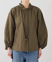 フリルカラーギャザーブルゾン