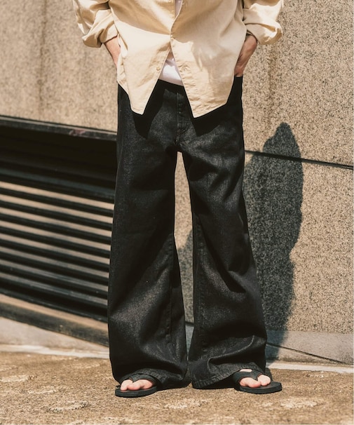 12.5OZ フェードグレー ワイドデニム