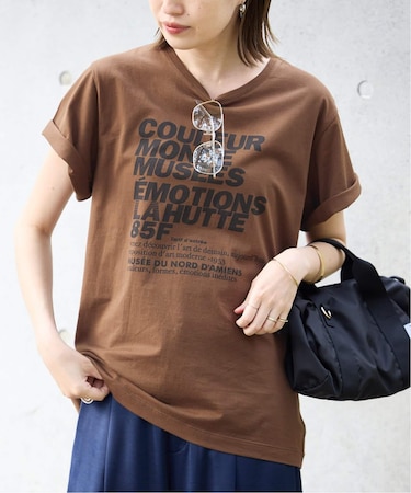 La Hutte/ラ ユット SLOBE別注 ロゴTシャツ