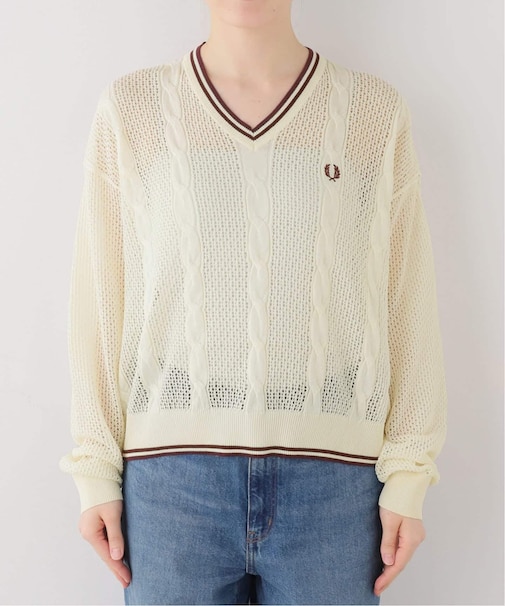 FRED PERRY/フレッドペリー シアーラインニット K2127