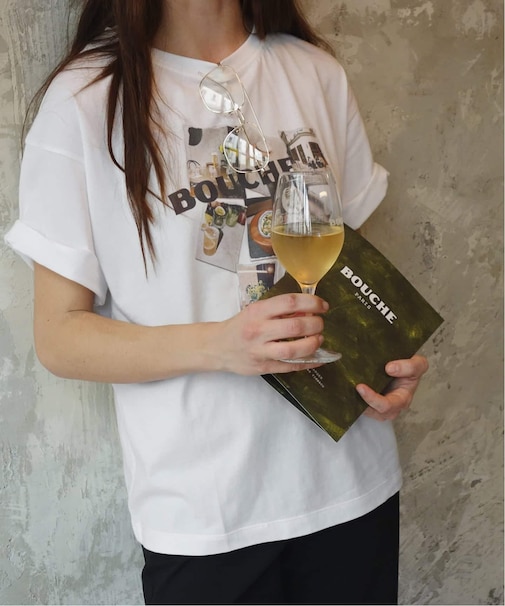 BOUCHE SLOBE別注 LOGO TEE